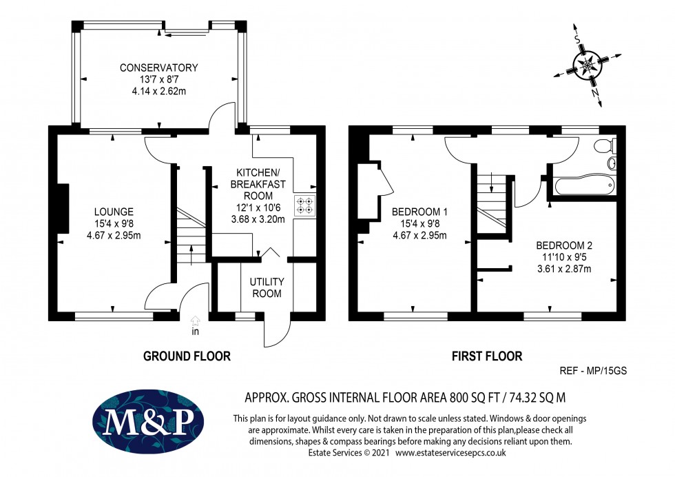 Floorplan for Gorrick Square, Wokingham