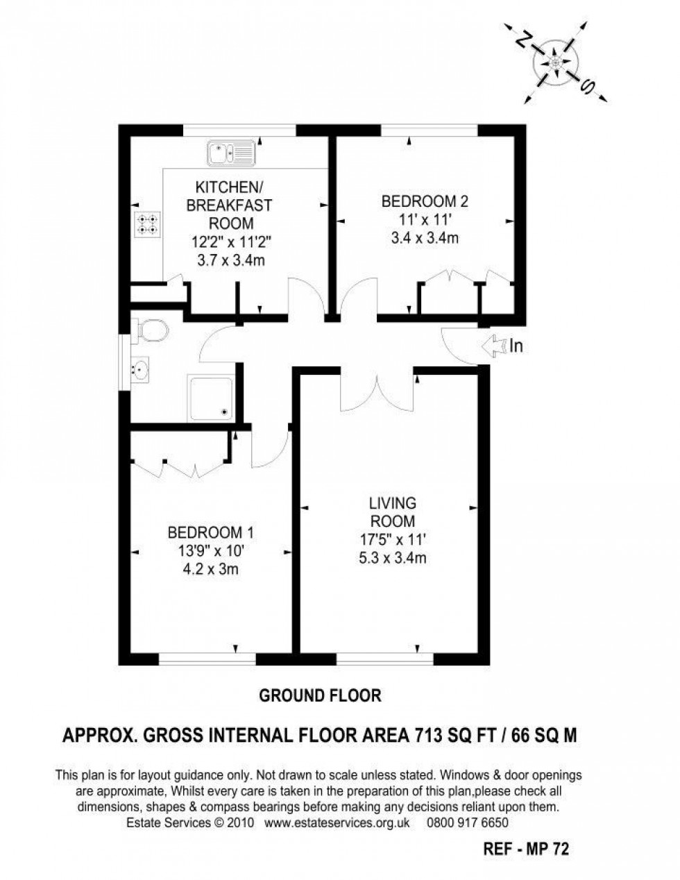 Floorplan for Sturges Road, Wokingham