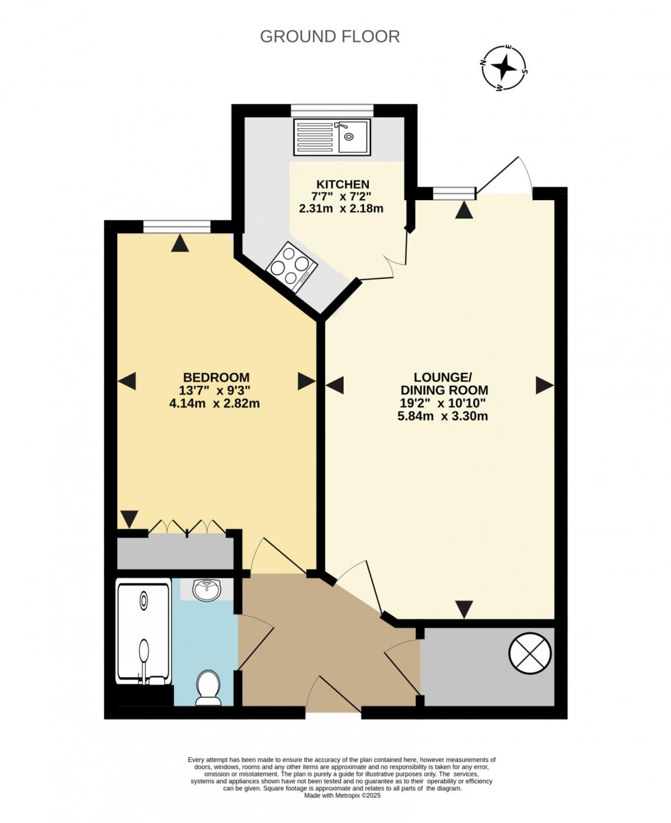 Floorplan for Milward Court, Warwick Road, Reading