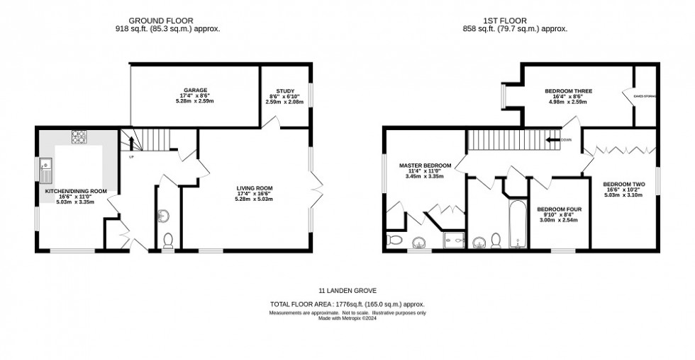 Floorplan for Landen Grove, Wokingham