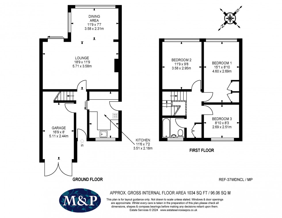 Floorplan for Wedderburn Close, Wokingham