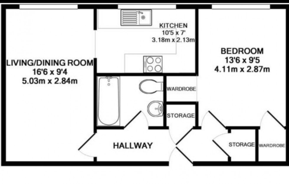 Floorplan for Campion House, Jock's Lane, Bracknell