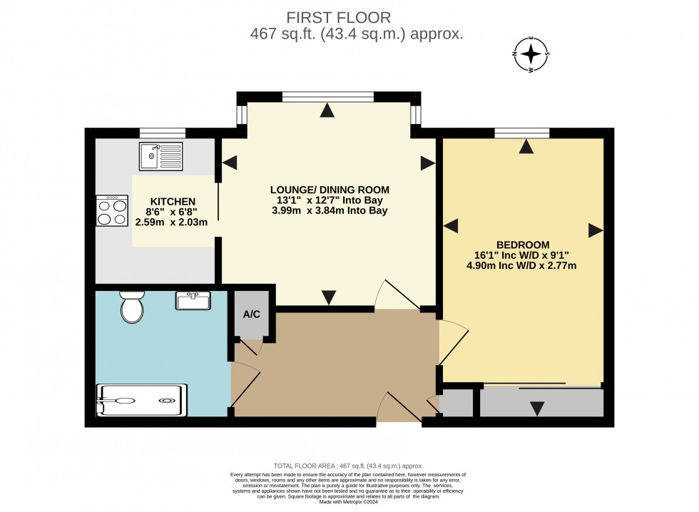 Floorplan for Kennet Court, Wokingham