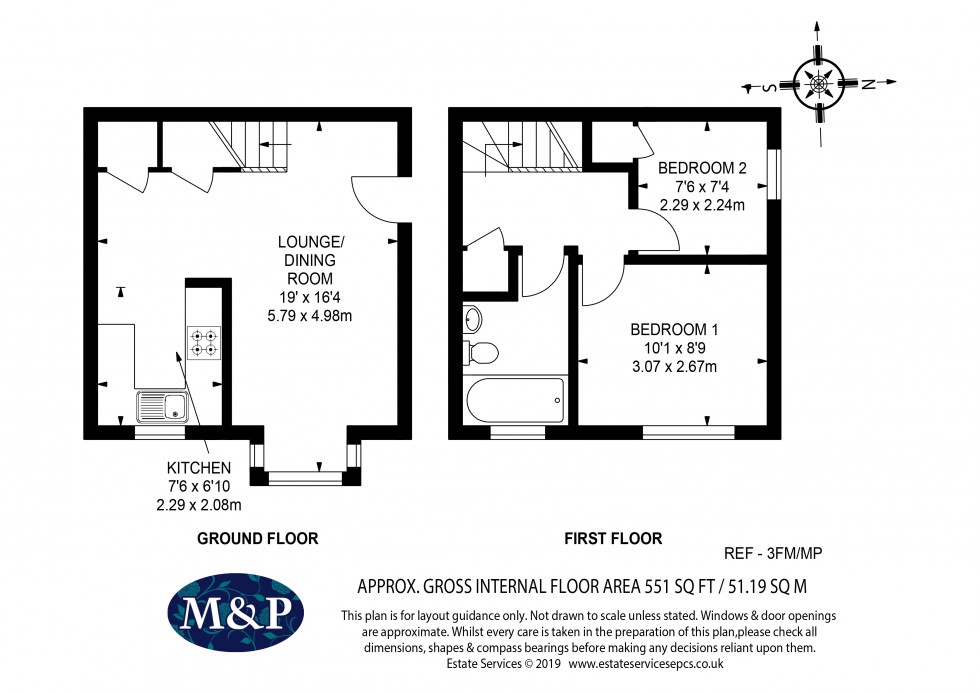 Floorplan for Fenchurch Mews, Winnersh, Wokingham