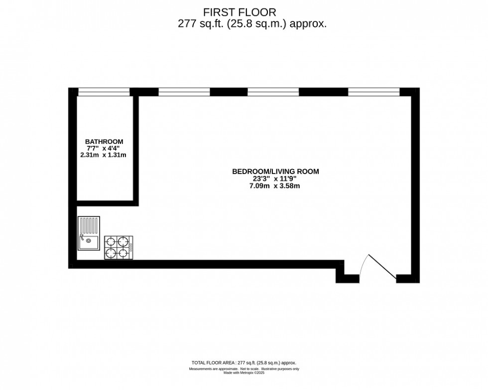 Floorplan for Rose Street, Wokingham