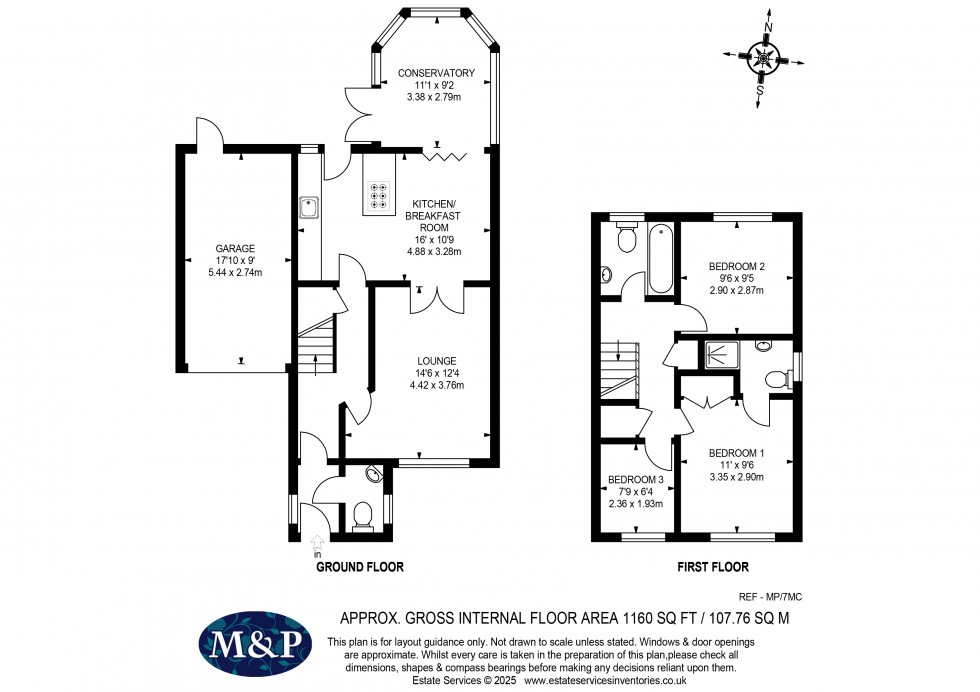 Floorplan for Montague Close, Wokingham
