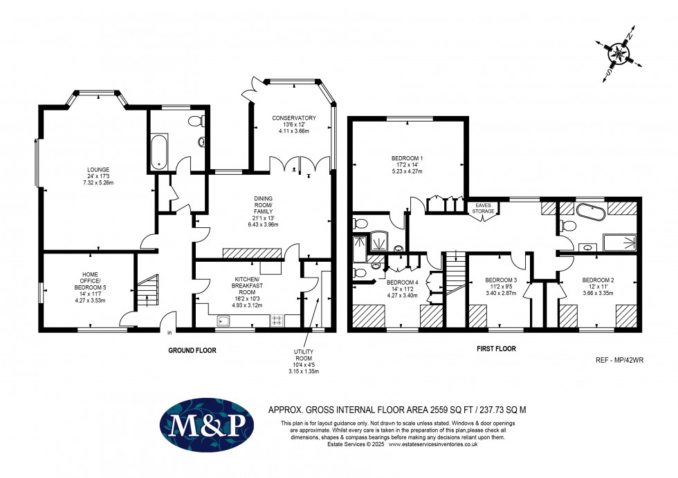Floorplan for Waterloo Road, Wokingham