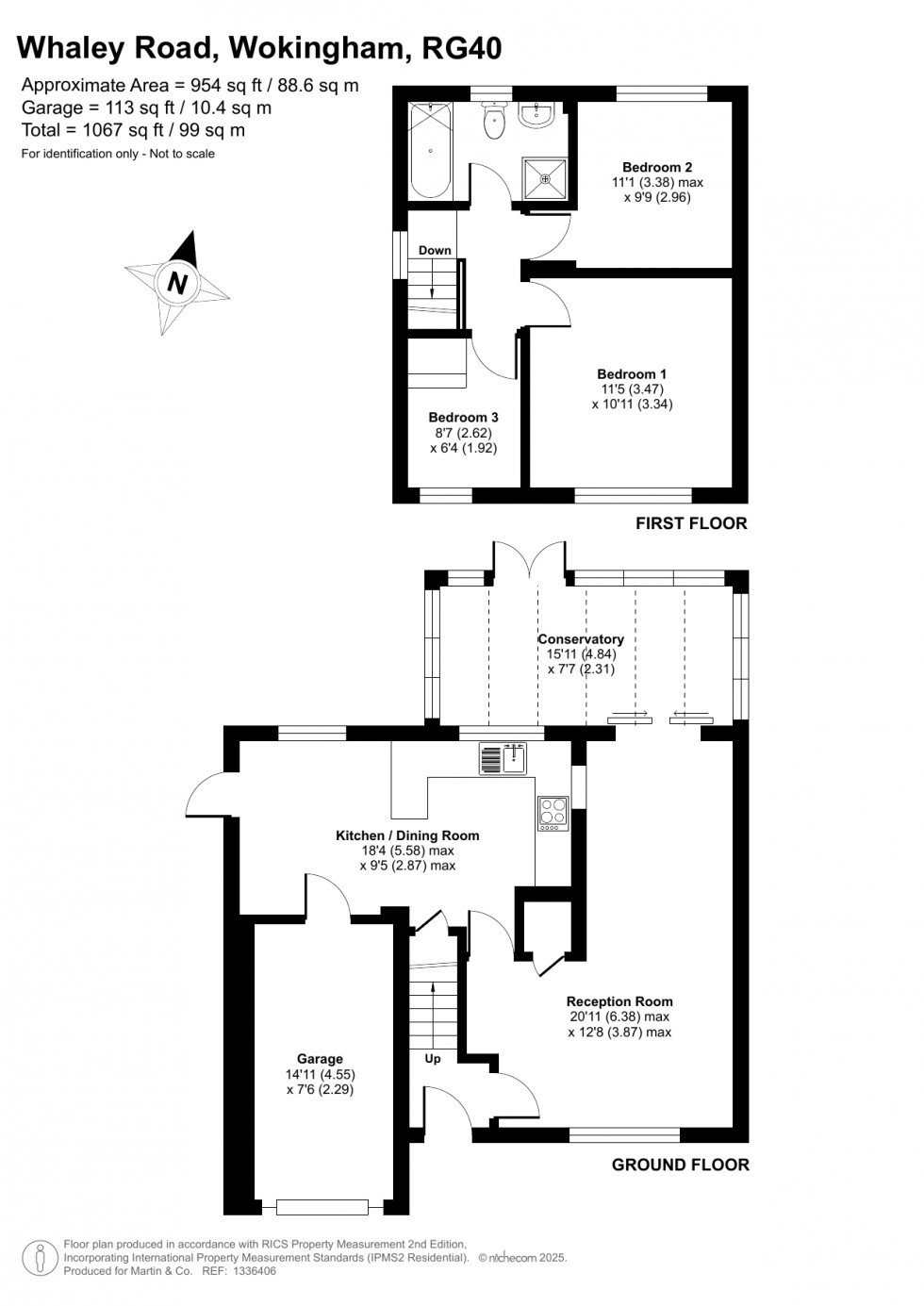 Floorplan for Whaley Road, Wokingham