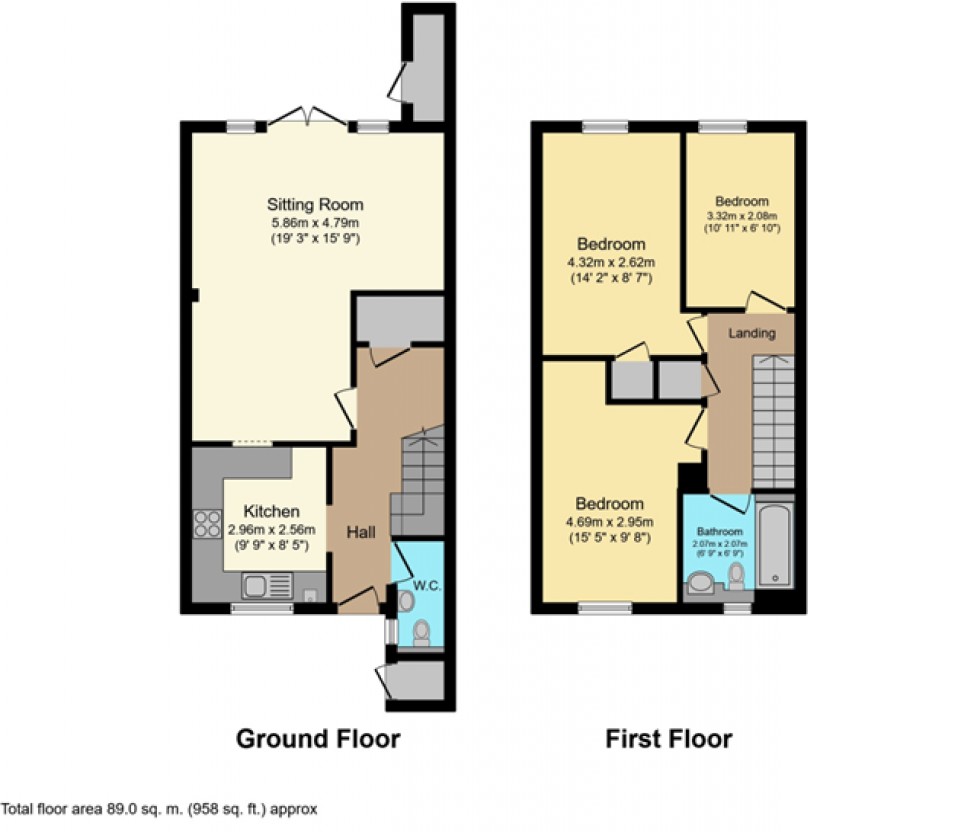 Floorplan for Roycroft Lane, Finchampstead, Wokingham