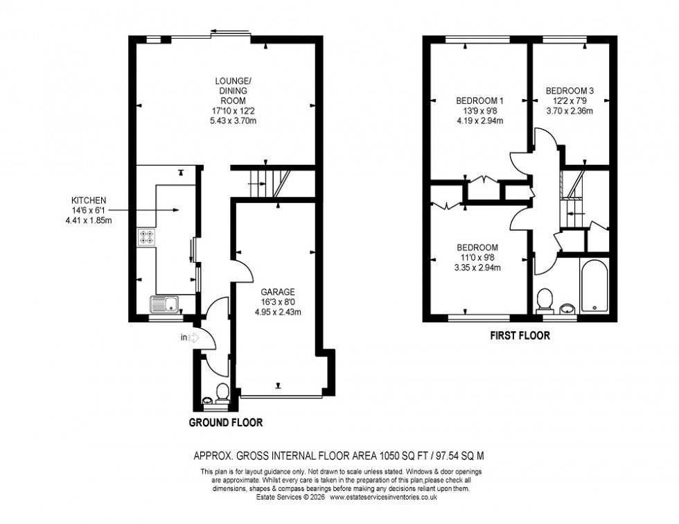 Floorplan for Holmewood Close, Wokingham