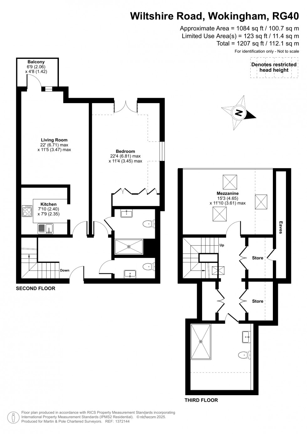 Floorplan for Fleur De Lis, Wiltshire Road, Wokingham
