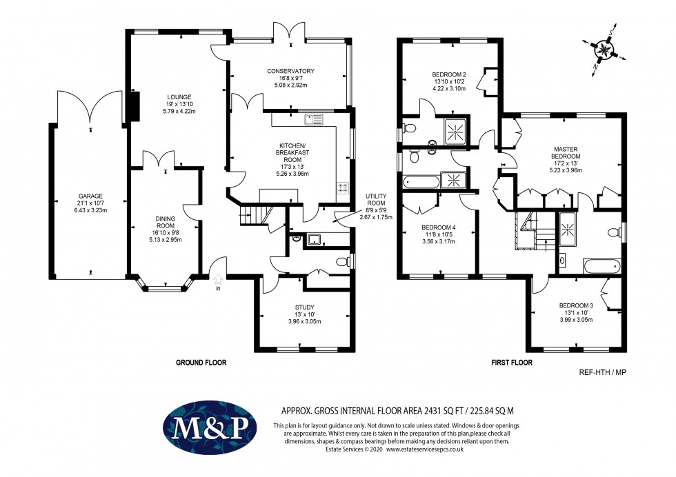 Floorplan for Church Lane, Finchampstead, Wokingham