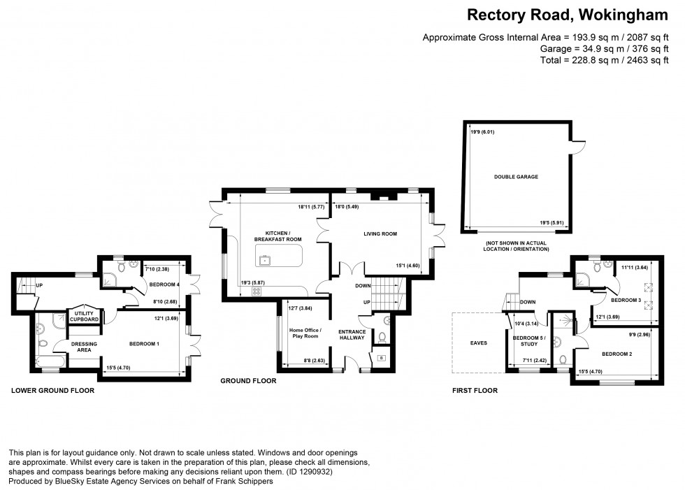 Floorplan for Rectory Road, Lavender House, Wokingham