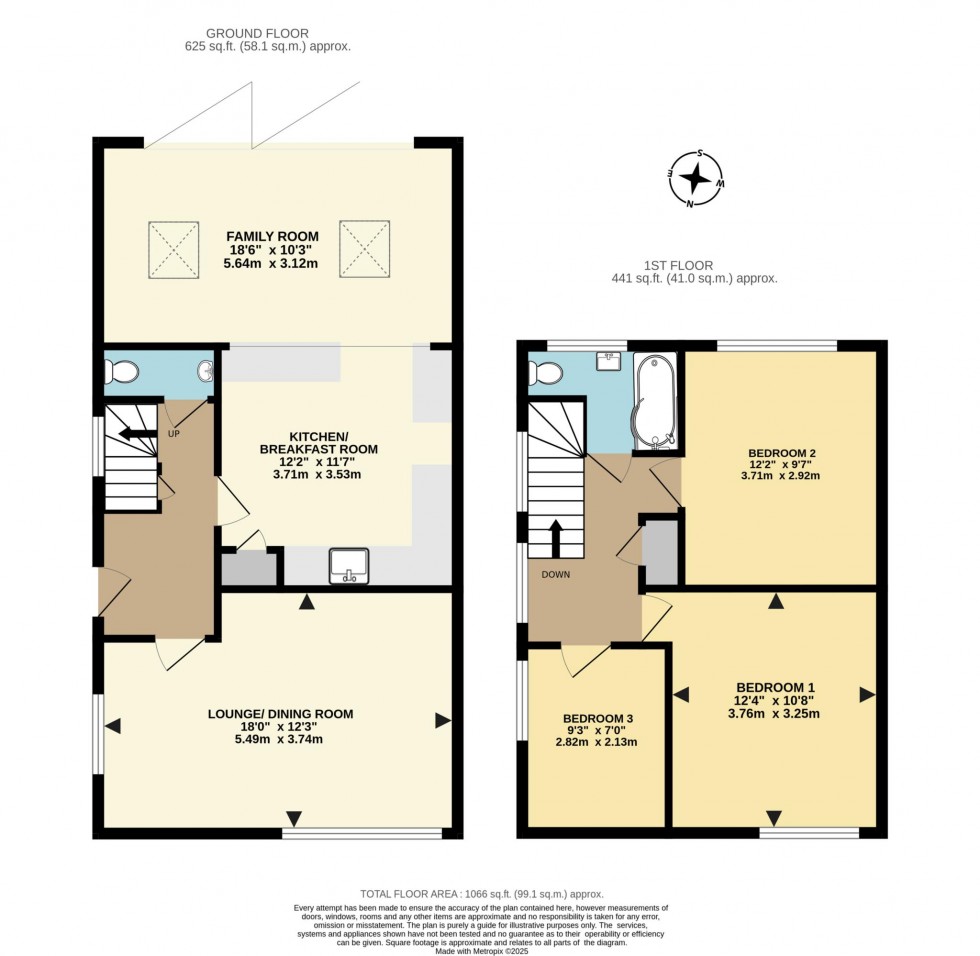 Floorplan for Silverdale Road, Earley, Reading