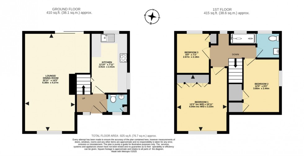 Floorplan for Allendale Road, Earley, Reading