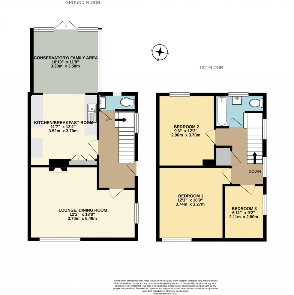 Floorplan for Avalon Road, Earley, Reading
