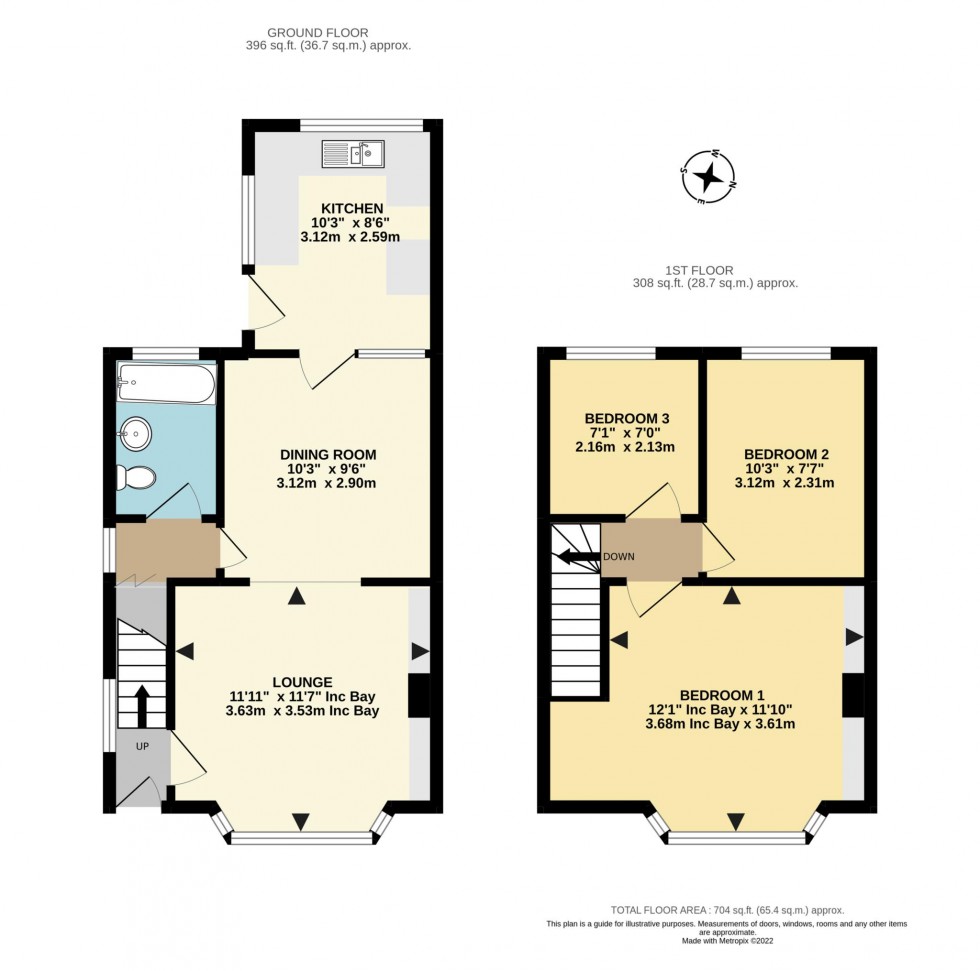 Floorplan for Elgar Road South, Reading