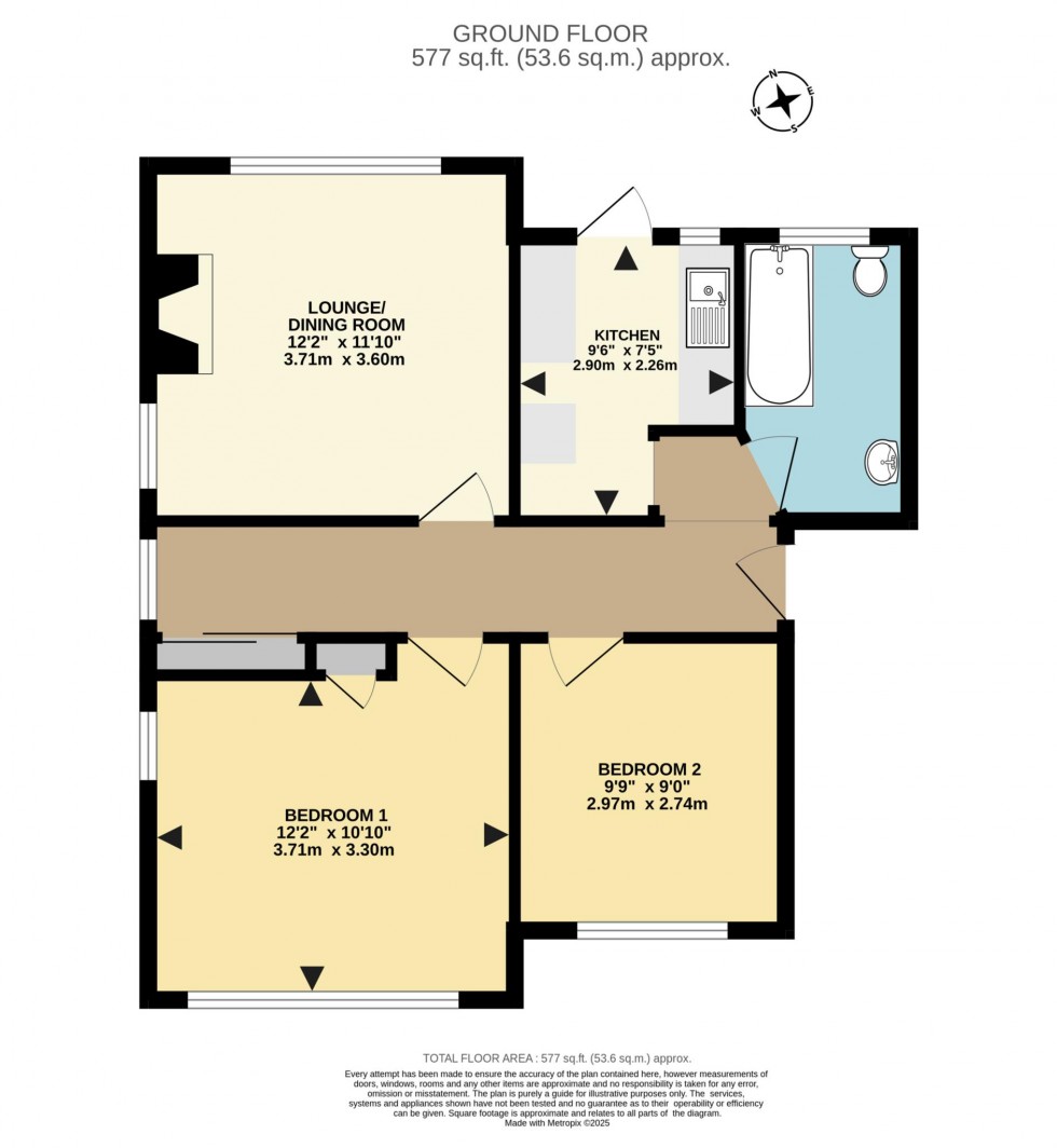 Floorplan for Courts Road, Earley, Reading