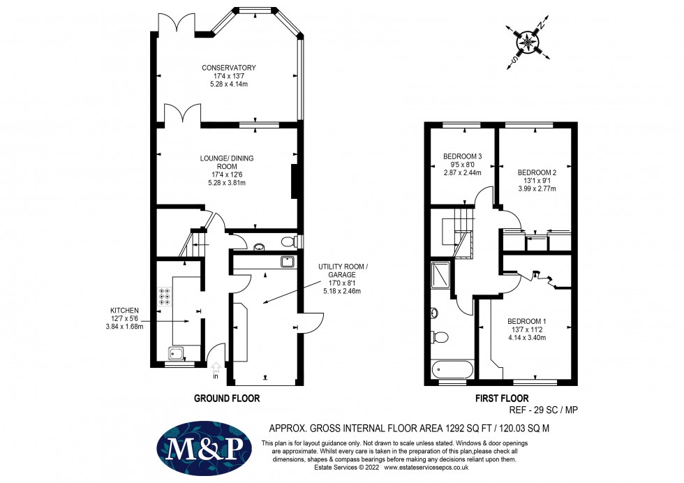 Floorplan for Summerfield Close, Wokingham