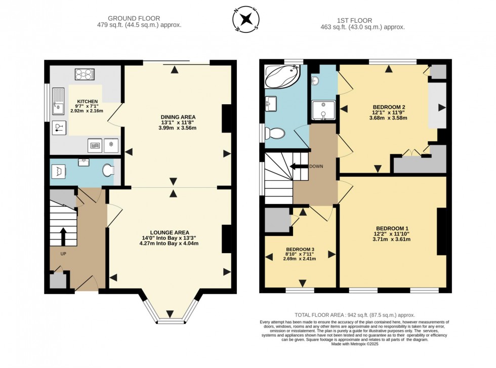 Floorplan for Finch Road, Earley, Reading
