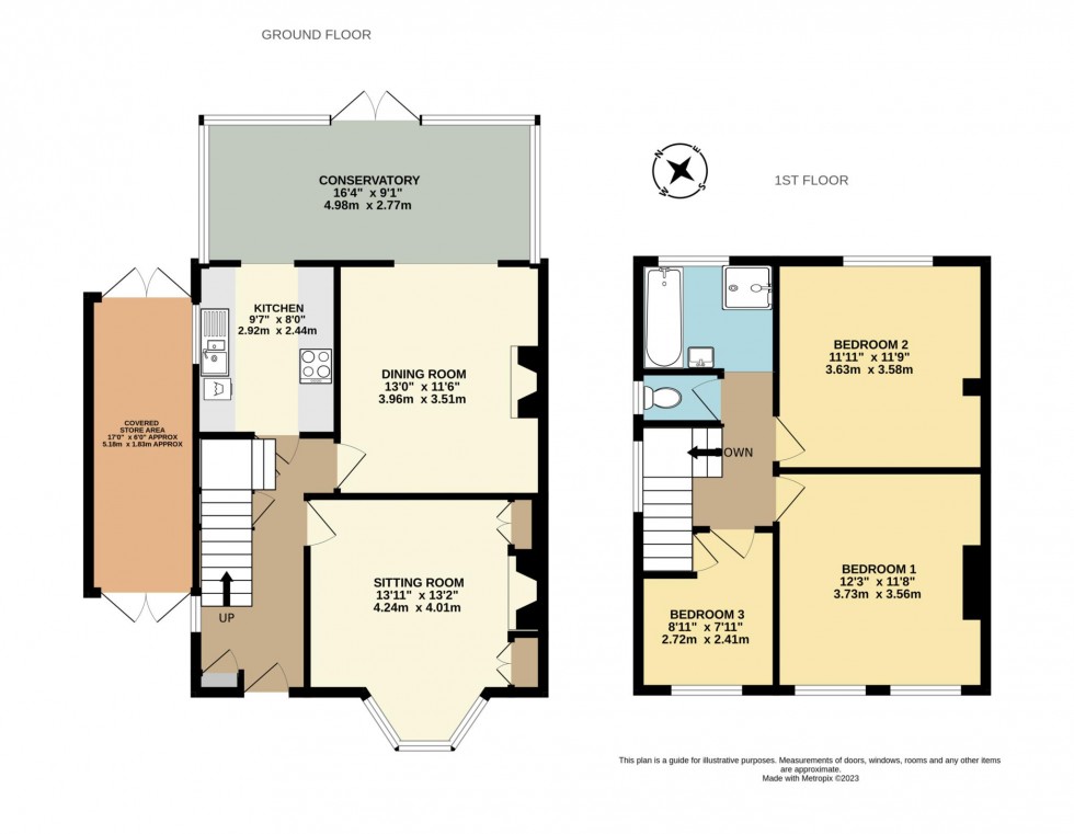 Floorplan for Finch Road, Earley, Reading