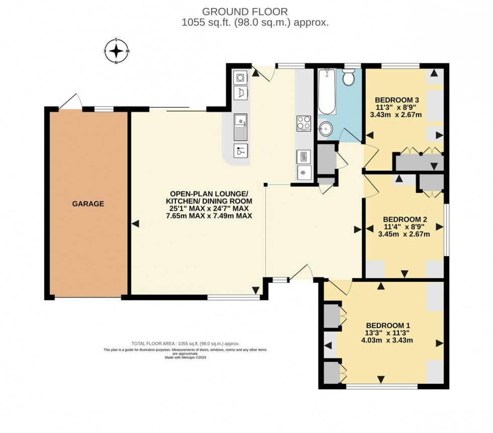 Floorplan for Clivedale Road, Woodley, Reading