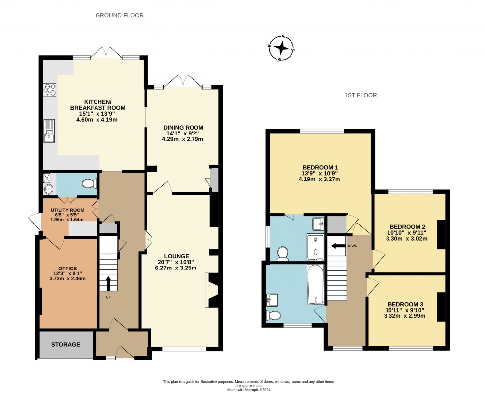 Floorplan for Mill Lane, Earley, Reading