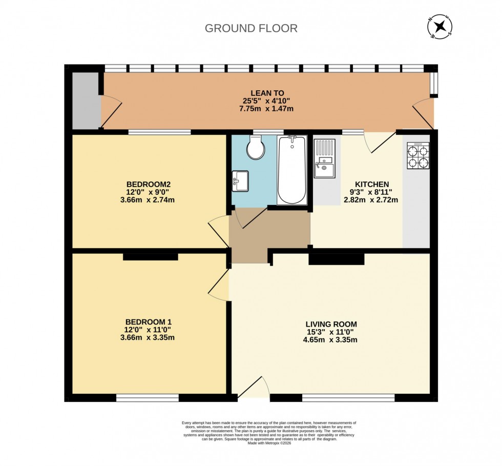 Floorplan for Wykeham Road, Reading