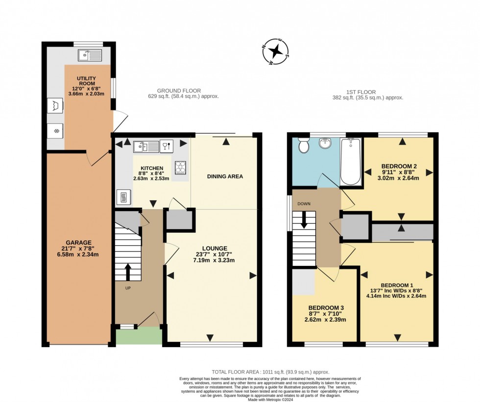 Floorplan for Springdale, Earley, Reading