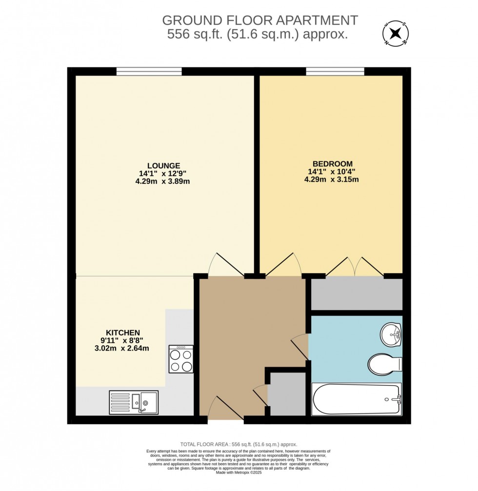 Floorplan for Gabriel Square, Lower Earley