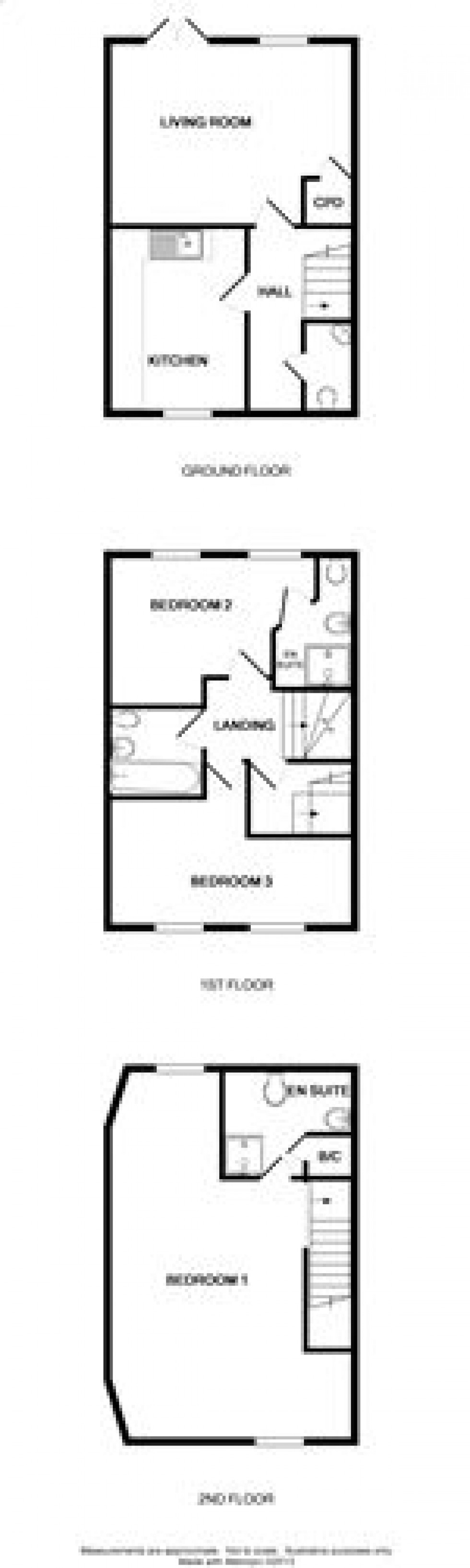 Floorplan for Outfield Crescent, Wokingham
