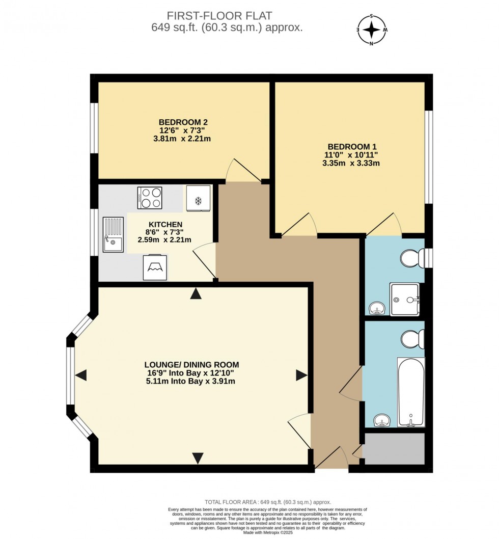 Floorplan for Little Horse Close, Earley, Reading