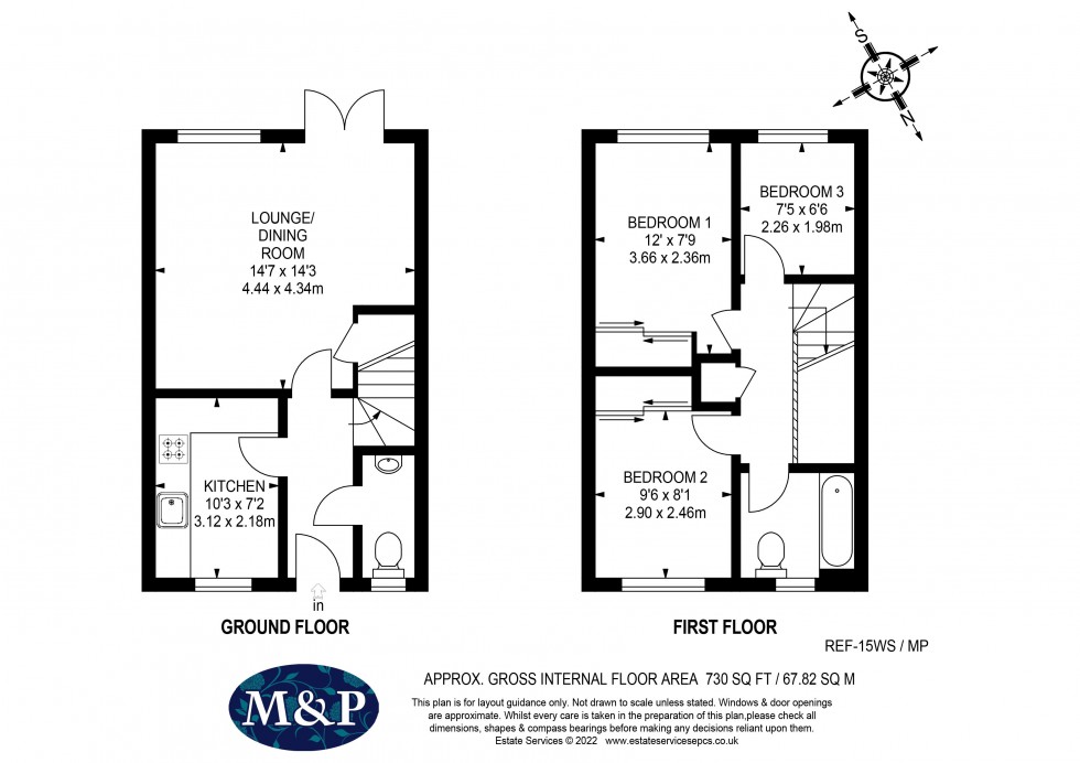 Floorplan for Wayside, Winnersh, Wokingham