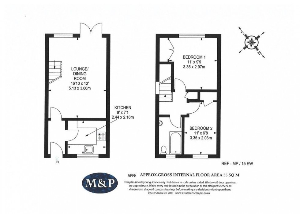 Floorplan for Eden Way, Winnersh, Wokingham