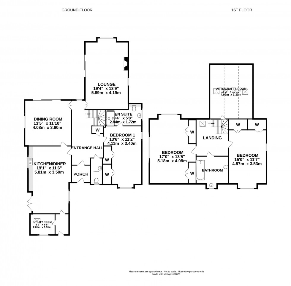 Floorplan for Warren Lane, Finchampstead, Wokingham
