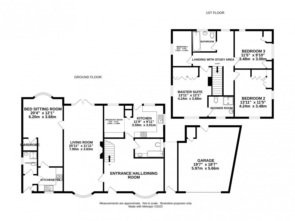Floorplan for Old Forest Road, Winnersh, Wokingham